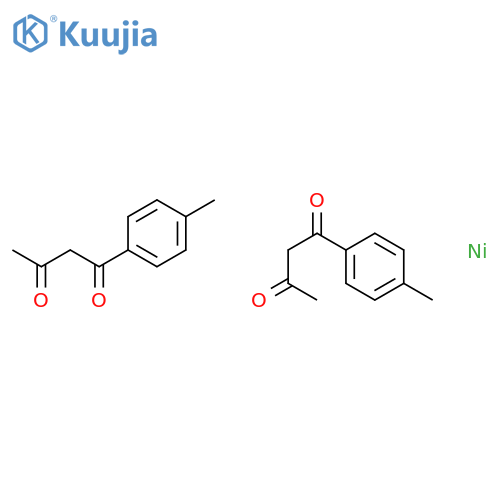 Nickel, Bis[1-(4-methylphenyl)-1,3-butanedionato-o,o']- structure