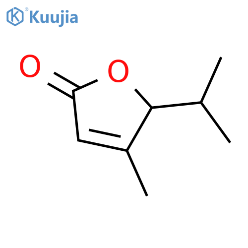 2(5H)-Furanone, 4-methyl-5-(1-methylethyl)- structure