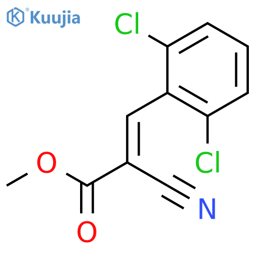 2-PROPENOIC ACID, 2-CYANO-3-(2,6-DICHLOROPHENYL)-, METHYL ESTER, (2E)- structure