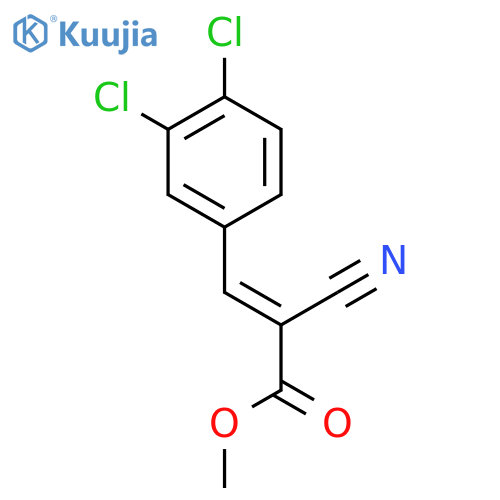 2-Propenoic acid, 2-cyano-3-(3,4-dichlorophenyl)-, methyl ester, (E)- structure