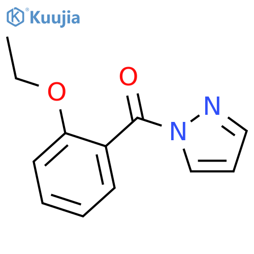 1H-Pyrazole,1-(2-ethoxybenzoyl)-(9CI) structure