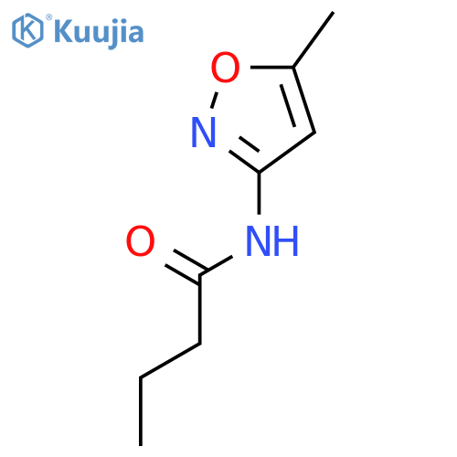 Butanamide, N-(5-methyl-3-isoxazolyl)- (9CI) structure