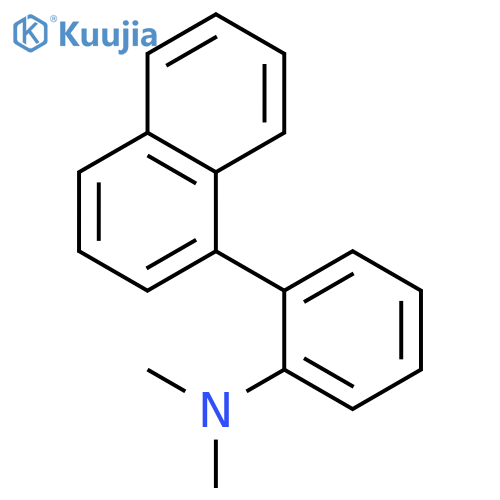 Benzenamine, N,N-dimethyl-2-(1-naphthalenyl)- structure