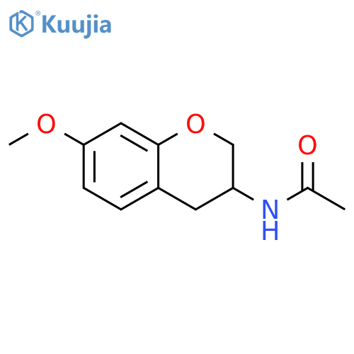 ACETAMIDE, N-(3,4-DIHYDRO-7-METHOXY-2H-1-BENZOPYRAN-3-YL)- structure