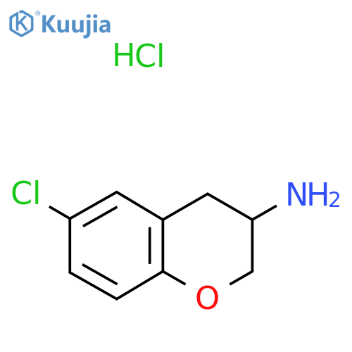 6-chloro-chroman-3-ylamine hydrochloride structure