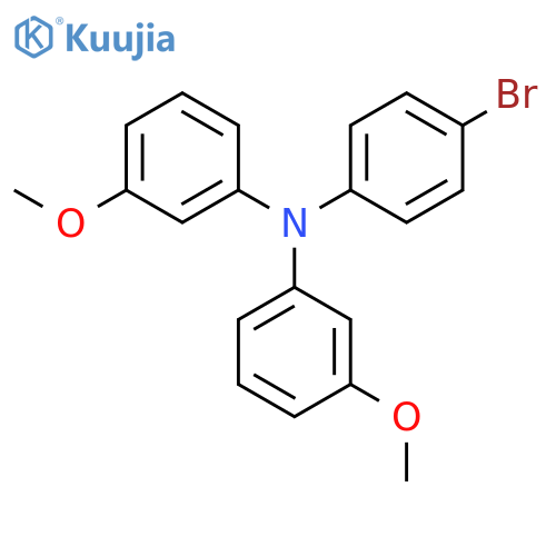 BENZENAMINE, N-(4-BROMOPHENYL)-3-METHOXY-N-(3-METHOXYPHENYL)- structure