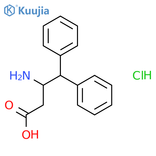(S)-3-Amino-4,4-diphenyl-butyric acid.HCl structure
