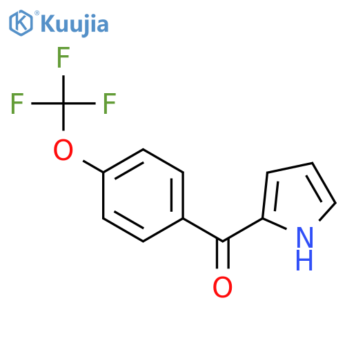 Methanone, 1H-pyrrol-2-yl[4-(trifluoromethoxy)phenyl]- structure
