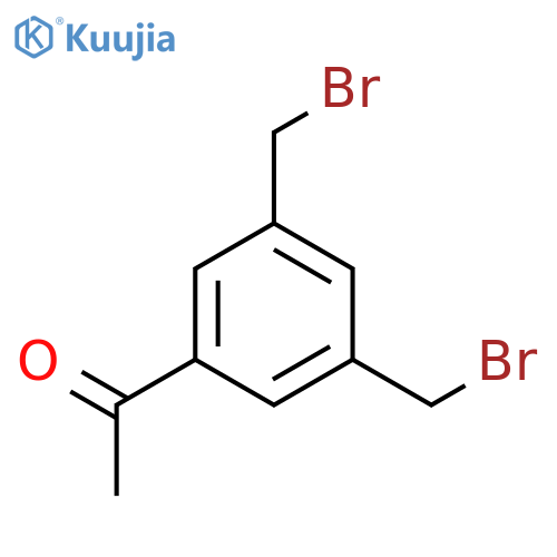 1-3,5-Bis(bromomethyl)phenyl-ethanone structure