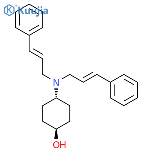 CYCLOHEXANOL, 4-[BIS(3-PHENYL-2-PROPENYL)AMINO]-, TRANS- structure