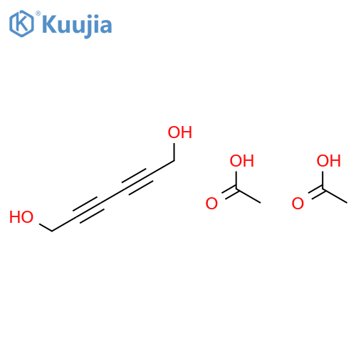 2,4-Hexadiyne-1,6-diol, diacetate structure