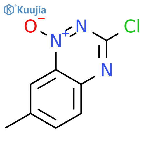 3-Chloro-7-methyl-1,2,4-benzotriazine 1-Oxide structure