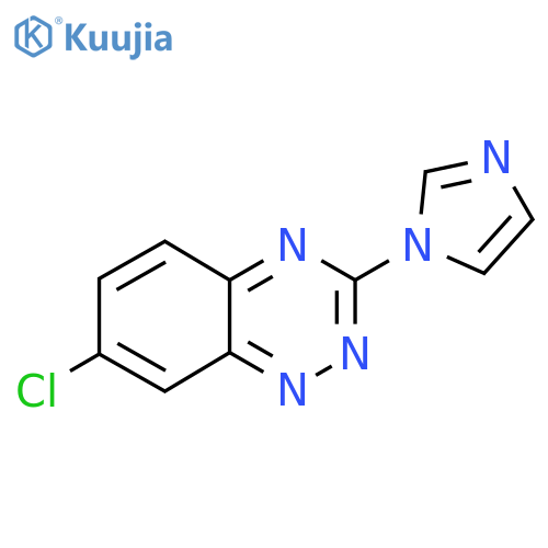 7-Chloro-3-(1H-imidazol-1-yl)benzoe1,2,4triazine structure