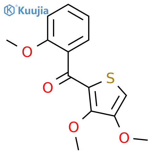 Methanone, 1-(3,4-dimethoxy-2-thienyl)(2-methoxyphenyl)- structure