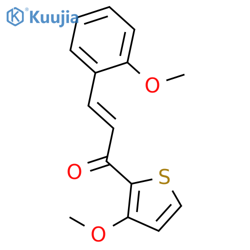 2-Propen-1-one, 3-(2-methoxyphenyl)-1-(3-methoxy-2-thienyl)- structure