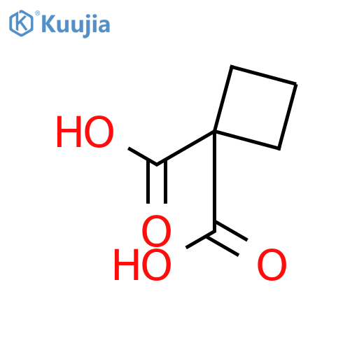 cyclobutane-1,1-dicarboxylic acid structure