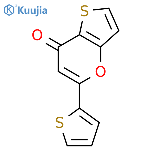 7H-THIENO[3,2-B]PYRAN-7-ONE, 5-(2-THIENYL)- structure