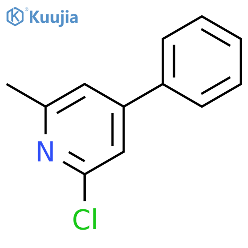 2-chloro-6-methyl-4-phenylpyridine structure