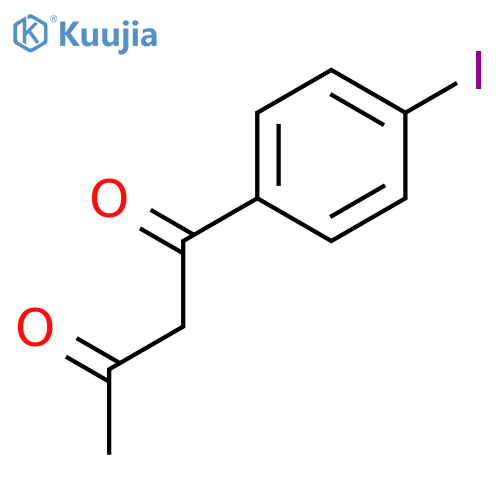 1-(4-iodophenyl)butane-1,3-dione structure