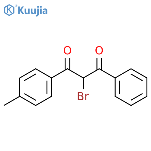 1,3-Propanedione, 2-bromo-1-(4-methylphenyl)-3-phenyl- structure