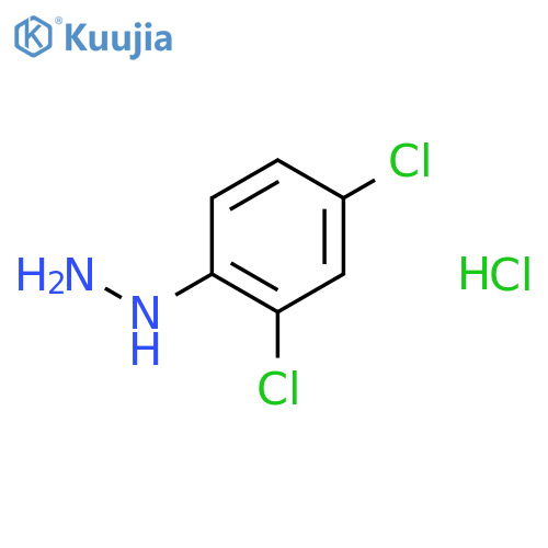 2,4-Dichlorophenylhydrazine hydrochloride structure