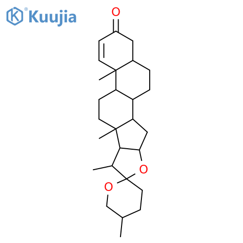 (5alpha,22xi,25R)-spirost-1-en-3-one structure
