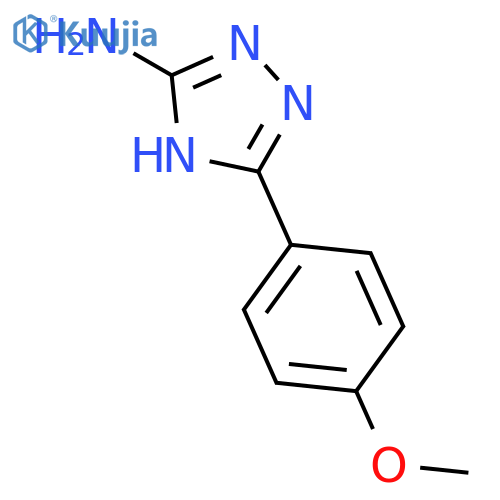 5-(4-methoxyphenyl)-1H-1,2,4-triazol-3-amine structure