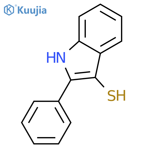 1H-Indole-3-thiol, 2-phenyl- structure