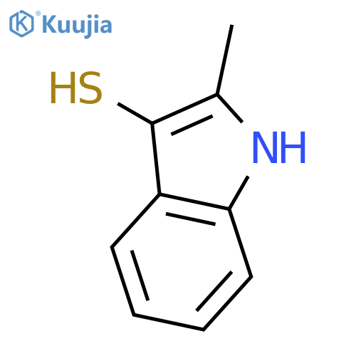 1H-Indole-3-thiol, 2-methyl- structure