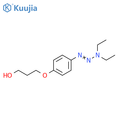 1-Propanol, 3-[4-(3,3-diethyl-1-triazenyl)phenoxy]- structure