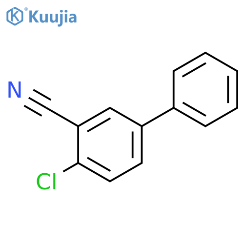 [1,1'-Biphenyl]-3-carbonitrile, 4-chloro- structure