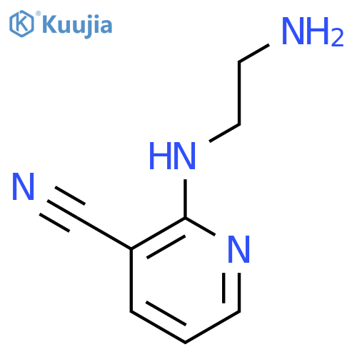 2-[(2-aminoethyl)amino]pyridine-3-carbonitrile structure