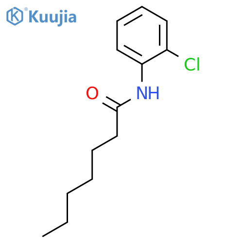 HEPTANAMIDE, N-(2-CHLOROPHENYL)- structure