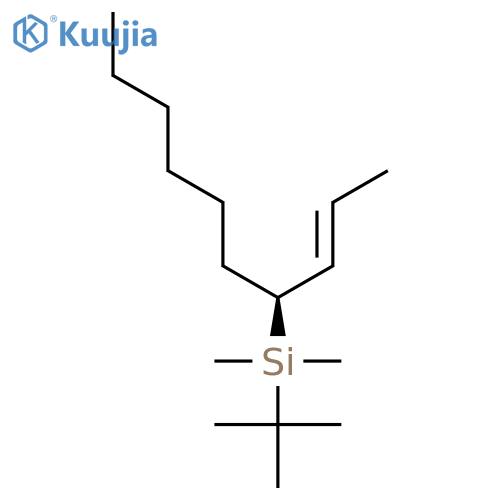 SILANE, (1,1-DIMETHYLETHYL)DIMETHYL[(1S)-1-(1-PROPENYL)HEPTYL]- structure