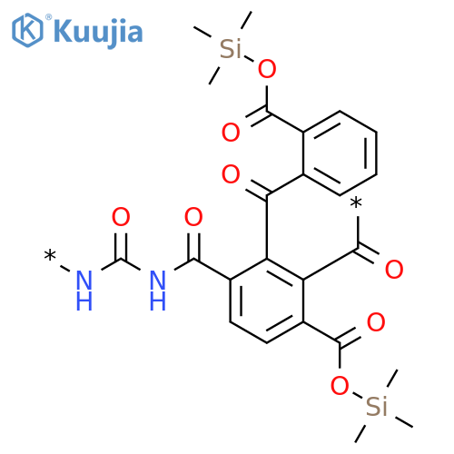 POLY[IMINOCARBONYLIMINOCARBONYL[[[(TRIMETHYLSILYL)OXY]CARBONYL]PHENYLENE]CARBONYL[[[(TRIMETHYLSILYL)OXY]CARBONYL]PHENYLENE]CARBONYL] structure