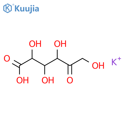 D-xylo-5-Hexulosonicacid, potassium salt (1:1) structure