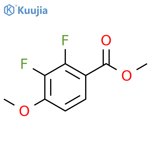 Benzoic acid, 2,3-difluoro-4-methoxy-, methyl ester structure