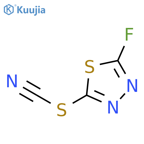 Thiocyanic acid, 5-fluoro-1,3,4-thiadiazol-2-yl ester (9CI) structure