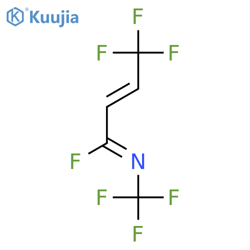 4H,5H-heptafluoro-2-azahex-2(Z),4(E)-diene structure