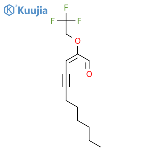 2-Undecen-4-ynal, 2-(2,2,2-trifluoroethoxy)-, (2Z)- structure