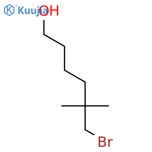 1-Hexanol, 6-bromo-5,5-dimethyl- structure