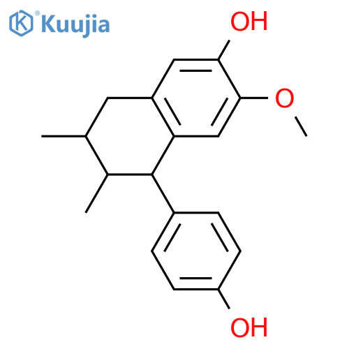 2,7'-Cyclo-8,8'-lignan-4,4',5-triol; (7'R*,8R*,8'R*)-form, 4-Me ether structure