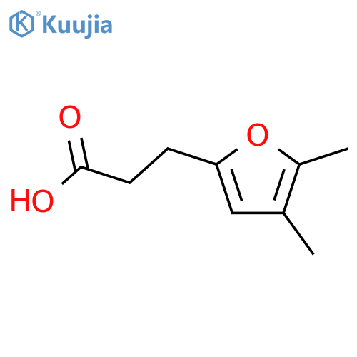 3-(4,5-dimethyl-2-furanyl)propionic acid structure