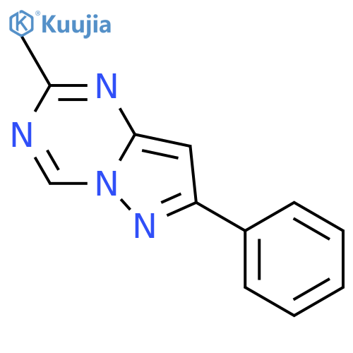 Pyrazolo[1,5-a]-1,3,5-triazine, 2-methyl-7-phenyl- structure