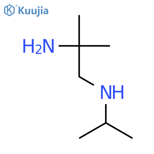 (2-amino-2-methylpropyl)(propan-2-yl)amine structure