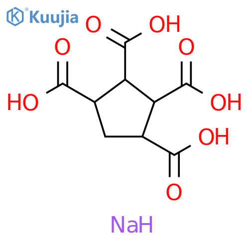 1,2,3,4-Cyclopentanetetracarboxylic acid, tetrasodium salt structure