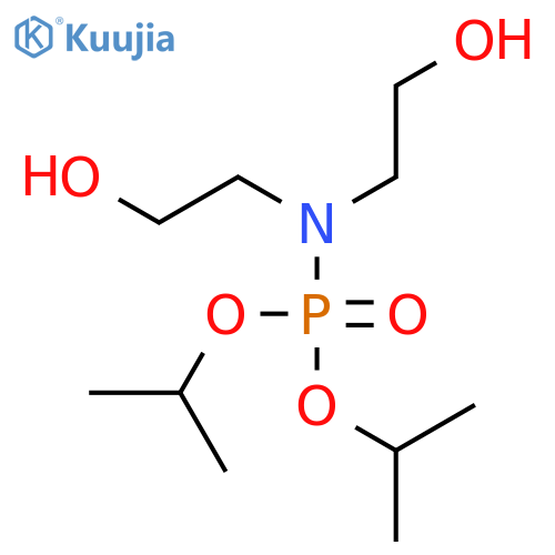 Phosphoramidic acid, bis(2-hydroxyethyl)-, bis(1-methylethyl) ester structure