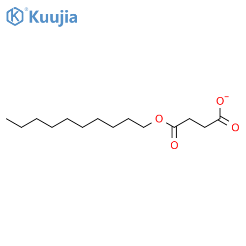 Butanedioic acid, monodecyl ester structure