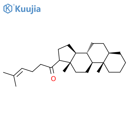 1-[(5R,8R,9S,10S,13S,14S)-10,13-Dimethyl-2,3,4,5,6,7,8,9,11,12,14,15,16,17-tetradecahydro-1H-cyclopenta[a]phenanthren-17-yl]-5-methylhex-4-en-1-one structure
