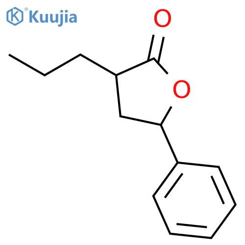 2(3H)-FURANONE, DIHYDRO-5-PHENYL-3-PROPYL- structure